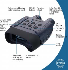 Discovery Cyfrowa lornetka noktowizyjna Discovery Night BL20 ze statywem 2