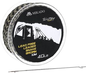 Mikado Mikado Lead Free Leader (ciemny camo) 40lb/10m 1