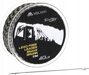 Mikado Mikado Lead Free Leader Snake 40lb/10m (AMC-LFL40) 1