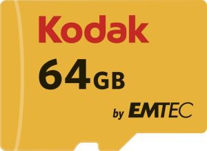 Karta Kodak MicroSDHC 64 GB Class 10  (EKMSDM64GXC10K) 1