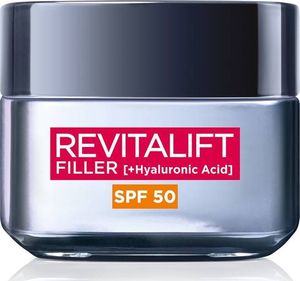 L’Oreal Paris loreal revitalift filler krem do twarzy z filtrem spf 50 wypełniający anti age 50ml 2