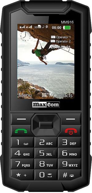 Telefon komórkowy Maxcom MM 916 Strong Dual SIM Czarny 1