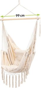 Majowo WISZĄCE KRZESŁO BRAZYLIJSKIE ZE STELAŻEM BOHO 11