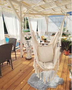 Majowo WISZĄCE KRZESŁO BRAZYLIJSKIE ZE STELAŻEM BOHO 2