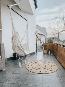 Majowo WISZĄCE KRZESŁO BRAZYLIJSKIE ZE STELAŻEM BOHO 4