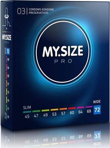 MY SIZE PRO MY.SIZE PRO Condoms prezerwatywy 72mm 3szt 1