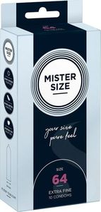 Mister Size Mister Size Condoms prezerwatywy dopasowane do rozmiaru 64mm 10szt. 1