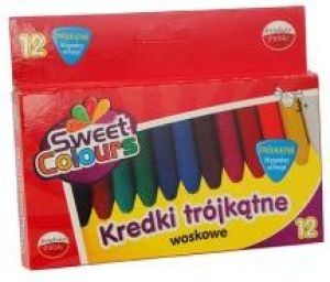 Otocki Kredki woskowe trójkątne 12 kolorów 1