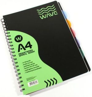 Astra Kołozeszyt wave A4, 120K. okładka PP (104006004) 2