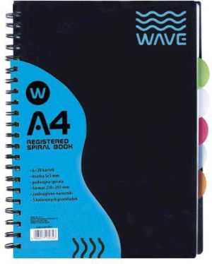 Astra Kołozeszyt wave A4, 120K. okładka PP (104006004) 3