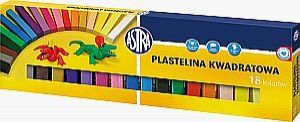 Astra Plastelina 18 kolorów przekrój kwadratowy (83814904) 1