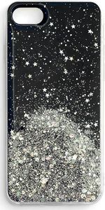 Hurtel Star Glitter etui pokrowiec do iPhone 13 mini błyszcząca brokatowa obudowa czarny 1