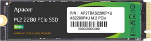 Dysk SSD Apacer AS2280P4U 1TB M.2 2280 PCI-E x4 Gen3 NVMe (AP1TBAS2280P4U-1) 1