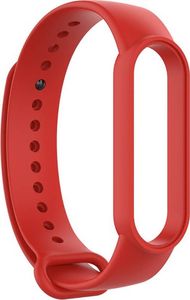 Nemo (U) Silikonowa Opaska do XIAOMI MI SMART BAND 5 / 6 czerwona 3