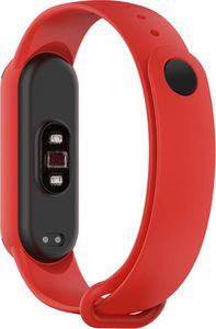 Nemo (U) Silikonowa Opaska do XIAOMI MI SMART BAND 5 / 6 czerwona 4