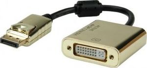 Adapter USB Roline ROLINE Kabel Adapter GOLD, DP-DVI, M/F, v1.2 1