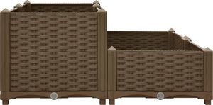 vidaXL Donica do podniesionej rabaty, 80x80x38 cm, polipropylen 4