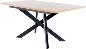 Selsey SELSEY Stół rozkładany Lapplers 90-160x200 cm dąb-czarny 1