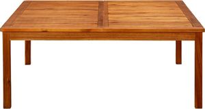 vidaXL Ogrodowy stolik kawowy, 110x110x45 cm, lite drewno akacjowe 2