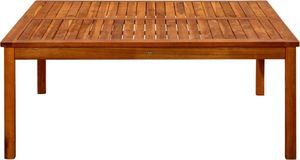 vidaXL Ogrodowy stolik kawowy, 110x110x45 cm, lite drewno akacjowe 3