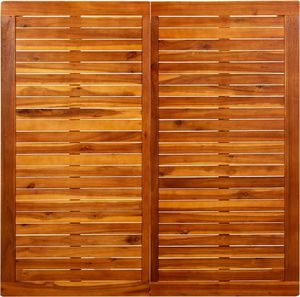 vidaXL Ogrodowy stolik kawowy, 110x110x45 cm, lite drewno akacjowe 4