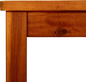 vidaXL Ogrodowy stolik kawowy, 110x110x45 cm, lite drewno akacjowe 6