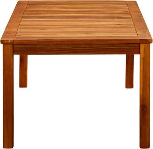 vidaXL Ogrodowy stolik kawowy, 110x60x45 cm, lite drewno akacjowe 3
