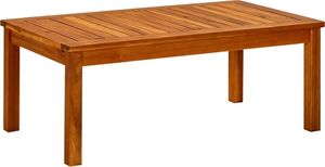 vidaXL Ogrodowy stolik kawowy, 90x50x36 cm, lite drewno akacjowe 1