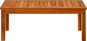 vidaXL Ogrodowy stolik kawowy, 90x50x36 cm, lite drewno akacjowe 2