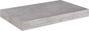 vidaXL Półki ścienne, 4 szt., szarość betonu, 40x23x3,8 cm, MDF 4