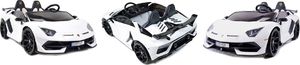Import SUPER-TOYS LICENCJONOWANY LAMBORGHINI AVENTADOR SVJ DLA 2 DZIECI, FUNKCJA DRIFTU MIĘKKIE SIEDZENIE, MIĘKKIE KOŁA/SX2028 10