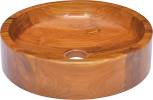 Umywalka vidaXL Umywalka z drewna tekowego, 40x10 cm 1
