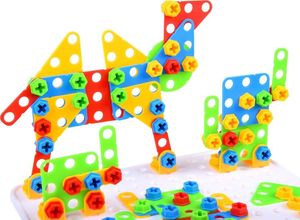 Jokomisiada Klocki konstrukcyjne + wkrętarka 268ele (ZA3546) 7