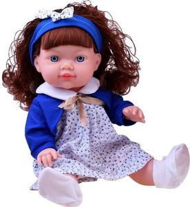 Jokomisiada Urocza miękka Lalka z włosami mówi gaworzy ZA2407 3