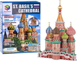 Jokomisiada Puzzle 3D 231 el cerkiew Plac Czerwony ZA2215 1