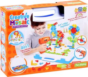 Jokomisiada Kreatywny zestaw klocki 237 ele. wkrętarka ZA3969 13