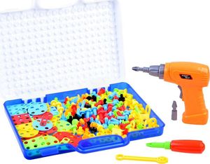 Jokomisiada Kreatywny zestaw klocki 237 ele. wkrętarka ZA3969 2