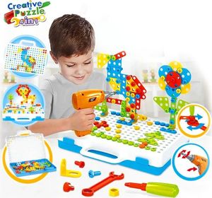 Jokomisiada Kreatywny zestaw klocki 237 ele. wkrętarka ZA3969 4