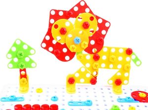 Jokomisiada Kreatywny zestaw klocki 237 ele. wkrętarka ZA3969 5