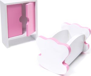 Kontext Domek dla lalek Różowa Willa 70cm + mebelki i LED 3