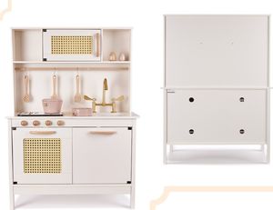 Kontext Kuchnia drewniana MDF retro z akcesoriami BOHO 3