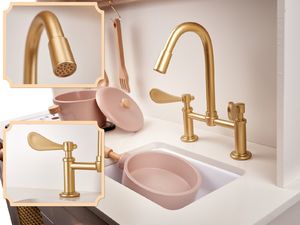 Kontext Kuchnia drewniana MDF retro z akcesoriami BOHO 4