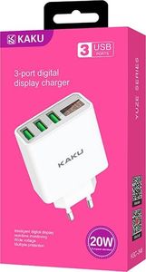 Ładowarka Kaku KSC-348 3x USB-A 3.4 A (6921042113111) 4