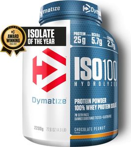Universal DYMATIZE Iso-100 Protein 2200 g Czekolada - kokos 1
