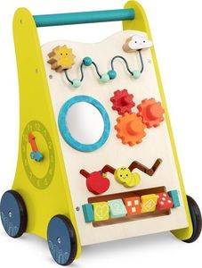 B.Toys Walk n Learn drewniany chodzik-pchacz edukacyjny 2