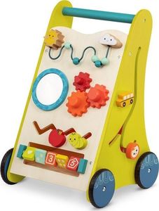 B.Toys Walk n Learn drewniany chodzik-pchacz edukacyjny 3