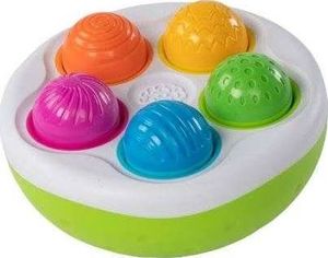 Fat Brain Toys Sorter Kolorowe Wańki Wstańki. SpinnyPins 3