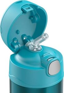 Thermos Termos dziecięcy FUNtainer ze słomką 355ml Turkusowy 3