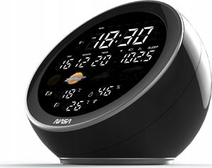 Stacja pogodowa NASA NASA Stacja Pogody Pogodowa Głośnik Radio / Czarny WSP1500 4