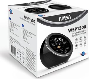 Stacja pogodowa NASA NASA Stacja Pogody Pogodowa Głośnik Radio / Czarny WSP1500 7